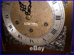 Vintage-Seth Thomas-Mahogany-Westminster Chime-Mantle Clock-#M769