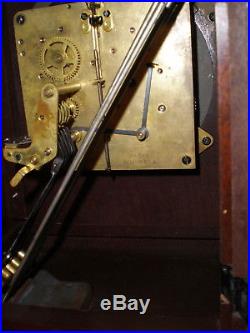 Vintage-Seth Thomas-Mahogany-Westminster Chime-Mantle Clock-#M769