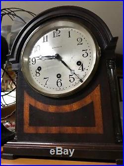 Vintage Seth Thomas Mantle clock Westminster chime bells antique