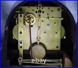 Vintage Seth Thomas No. 77 Chime Mantel Clock Model 113 Movement Functioning