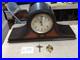 Vintage Seth Thomas Tambour Westminster Chime Clock & Key No. 93 Chime