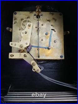 Vintage Seth Thomas Tambour Westminster Chime Clock & Key No. 93 Chime