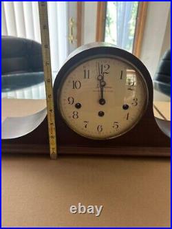 Vintage Seth Thomas Woodbury Westinster Chime 8 Day Mantle Clock German Movement