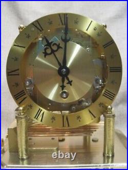 Vintage Skeleton Hamilton 8 Day Triple Chime Clock made in Germany