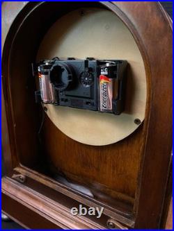 Vintage Sligh Quartz Beautiful Mantle ClockSolidWood HandcraftedwithChimes, USA