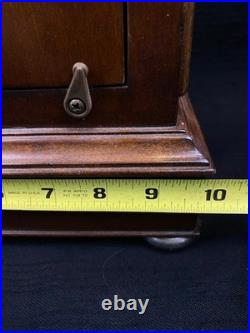 Vintage Sligh Quartz Beautiful Mantle ClockSolidWood HandcraftedwithChimes, USA