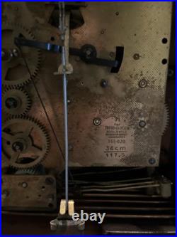 Vintage Sligh Trend Mantel Clock with A Franz Hermle Movement Made In Germany