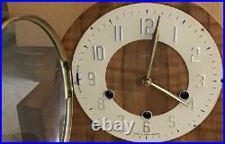 Vintage Smith Montrose Floating Balance Westminster Chimes Mantel Clock