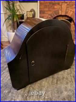 Vintage Smiths Oak Mantel Clock Westminster Chime Fully Serviced