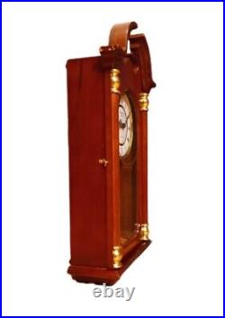 Vintage Strausbourg Manor Westminster Chimes Pendulum Wall Clock Mahogany 27