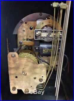 Vintage TELECHRON REVERE CLOCK WESTMINSTER CHIME MANTEL CLOCK ELECTRIC