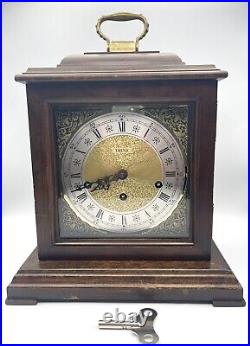 Vintage TREND By Sligh Franz Hermle Mantle Clock With Key