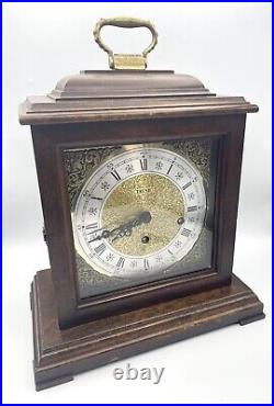 Vintage TREND By Sligh Franz Hermle Mantle Clock With Key