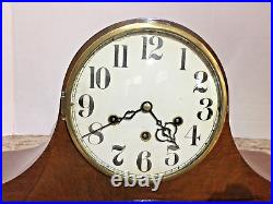 Vintage Tambour Seth Thomas 8 Day Westminster Chime Clock Working Circa 1950's