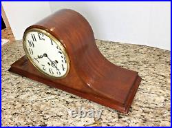 Vintage Tambour Seth Thomas 8 Day Westminster Chime Clock Working Circa 1950's