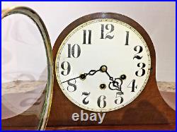 Vintage Tambour Seth Thomas 8 Day Westminster Chime Clock Working Circa 1950's