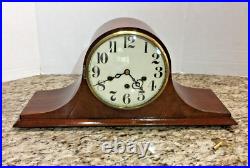 Vintage Tambour Seth Thomas 8 Day Westminster Chime Clock Working Circa 1950's