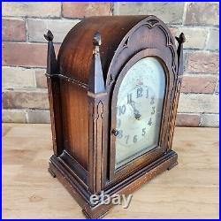 Vintage Telechron Revere Gothic Electric Clock Westminster Chime READ