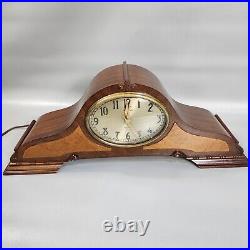 Vintage Telechron Revere Mantle Clock R-935 1948 Electric Wood Westminster Chime