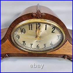 Vintage Telechron Revere Mantle Clock R-935 1948 Electric Wood Westminster Chime