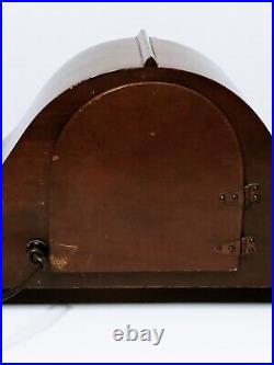 Vintage Telechron Revere Mantle Clock R-935 1948 Electric Wood Westminster Chime