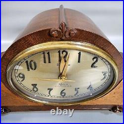 Vintage Telechron Revere Mantle Clock R-935 1948 Electric Wood Westminster Chime