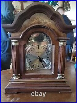 Vintage Tempus Fugit Quartz Dual Chime Mantel Clock