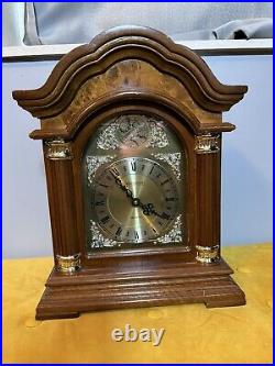 Vintage Tempus Fugit WoodenQuartz Mantle Clock Westminster Hourly Chime