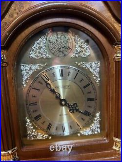 Vintage Tempus Fugit WoodenQuartz Mantle Clock Westminster Hourly Chime