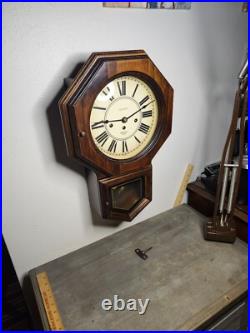 Vintage Verichron Harris & Mallow Westminster Chime Regulator Wall Clock