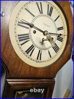 Vintage Verichron Harris & Mallow Westminster Chime Regulator Wall Clock