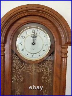 Vintage Verichron Quartz Westminter Chime Hanging Pendulum Wall Clock