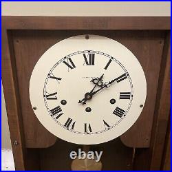 Vintage Wall Clock 351-030 Hamilton 78 Made in W Germany no Jewels unadjusted