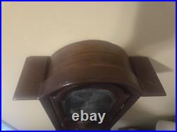 Vintage Waltham 31-Day Tempus Fugit Wall Clock Chimes Tested & Working With Key