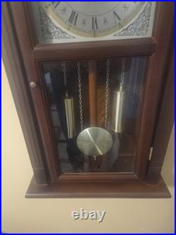 Vintage Waltham 31-Day Tempus Fugit Wall Clock Chimes Tested & Working With Key