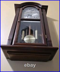 Vintage Waltham 31-Day Tempus Fugit Wall Clock Chimes Tested & Working With Key