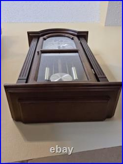 Vintage Waltham 31-Day Tempus Fugit Wall Clock Chimes Tested & Working With Key