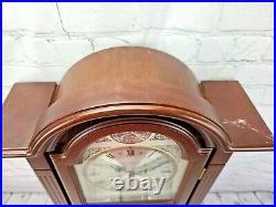 Vintage Waltham Tempus Fugit 31 day Chiming Wall Clock with Key Working