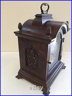 Vintage Warmink Triple Chime Westminster Mantle Moonphase Desk Clock with Key