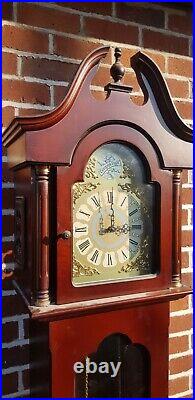 Vintage Westminster Chime Longcase Grandfather Clock for Spares or repairs