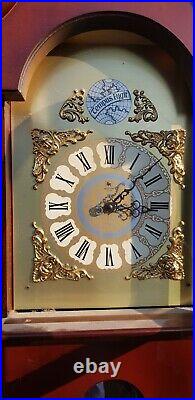 Vintage Westminster Chime Longcase Grandfather Clock for Spares or repairs