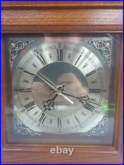 Vintage Westminster Chime Mantel Clock Quartz Roman Numeral Japan Restored