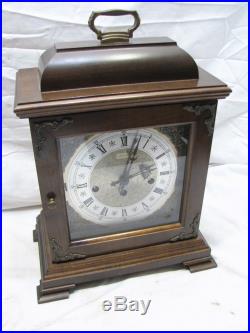Vintage Wooden Case Hamilton Westminster Chime Carriage Shelf Mantle Clock C