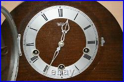 Vintage Working Smiths Enfield Westminster Chime Mantel Clock