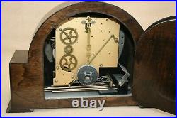 Vintage Working Smiths Enfield Westminster Chime Mantel Clock