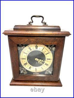 Vintage Wuersch Mantel Clock with Westminster Chimes Runs, Strikes and Chimes