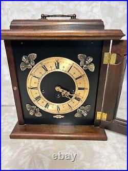 Vintage Wuersch Mantel Clock with Westminster Chimes Runs, Strikes and Chimes