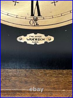 Vintage Wuersch Mantel Clock with Westminster Chimes Runs, Strikes and Chimes