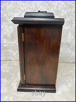 Vintage Wuersch Mantel Clock with Westminster Chimes Runs, Strikes and Chimes