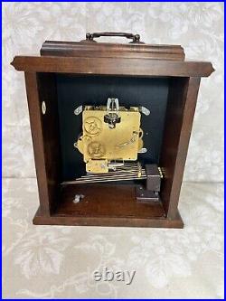 Vintage Wuersch Mantel Clock with Westminster Chimes Runs, Strikes and Chimes